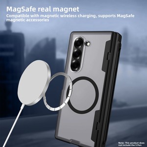 Best-seller Amazon compatible avec Samsung Fold, coque de téléphone pliable avec fente magnétique pour stylet et protection magnétique 2-en-1, 40 % de réduction - Product Image 3
