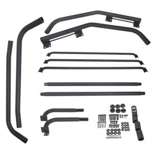 Portapacchi <span class=keywords><strong>per</strong></span> Jeep Wrangler TJ Rubicon 97-2006 Nero Testurizzato Sostituzione <span class=keywords><strong>per</strong></span> 76713 - Product Image 2