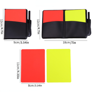 A101 Sports <strong>Kits</strong> Soccer <strong>Referee</strong> Card <strong>Set</strong> Red Card Yellow Card with High Quality <strong>Referee</strong> Whistles Flags <strong>Set</strong> - Product Image 6