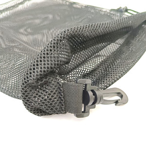 Tùy Chỉnh Nylon Lưới Giặt Dây Kéo Tote Túi Bãi Biển Bơi Đồ Chơi Bóng Thiết Bị Thể Thao Lưu Trữ Kéo Chuỗi Pouch Với Carabiner Clip - Product Image 3