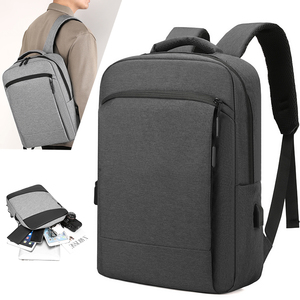 <span class=keywords><strong>Zaino</strong></span> per Laptop in <span class=keywords><strong>Pelle</strong></span> di Qualità, Impermeabile, con Porta USB, per <span class=keywords><strong>Uomo</strong></span> - Product Image 1