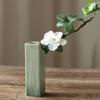 Style nordique Simple Vase En Céramique Décoration Salon Mini Fleur Vase Décoration Arrangement Plante Hydroponique Petit Vase