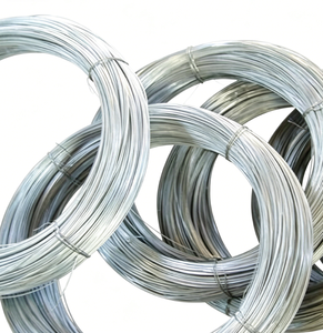 YUKING YK-02 3.0-3.8mm Hot Dipped Galvanized Steel Binding Loop Tie <b>Wire</b> Coil Cutting for Construction Grape <b>Trellis</b> Greenhouse - Product Image 1