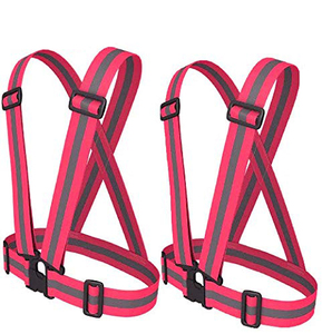 Chaleco DE SEGURIDAD reflectante con correa Cinturón Ropa de alta visibilidad para una mayor seguridad - Product Image 1