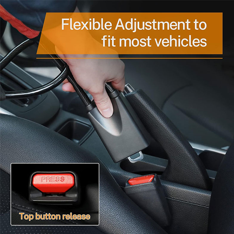 Xiangta Foldable Heavy Duty 3-Direction Car Steering Wheel Lock - Auto Security Device