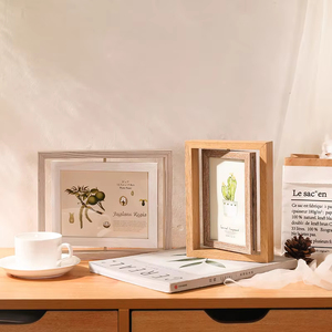 Quality Assurance Personalized Multi - Functional Wooden Double-Sided Rotating DIY Photo <b>Frame</b> - Product Image 3