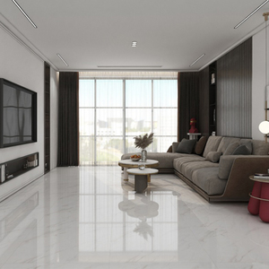 Modern Design 600x600mm Glossy White Marble Porcelain <strong>Tiles</strong> Standard Wall <strong>Ceramic</strong> <strong>Tiles</strong> for Hotel Interior Floor <strong>Border</strong> - Product Image 3