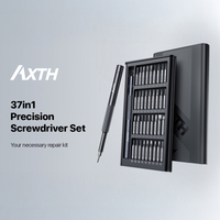 Kit de tournevis AXTH 37 en 1, kit d'outils de réparation, jeu de tournevis magnétiques durables, embouts de précision pour drones, vente en gros