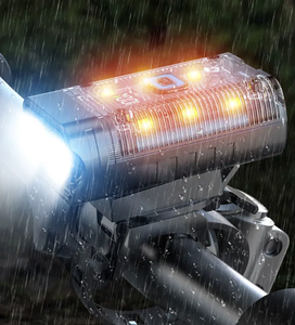 Siêu sáng không thấm nước chống chói <span class=keywords><strong>LED</strong></span> Xe Đạp ánh sáng phía trước USB có thể sạc lại 600 lumen T6 xe đạp đèn pha với màn hình hiển thị điện - Product Image 5