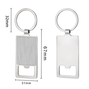 <span class=keywords><strong>Portachiavi</strong></span> apribottiglie personalizzato all'ingrosso stampa UV in lega festa del papà regali in bianco segno pubblicitario stampato in bianco <span class=keywords><strong>portachiavi</strong></span> in metallo - Product Image 5