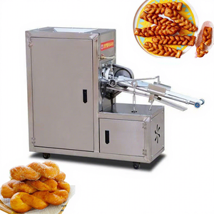Máquina automática para hacer bocadillos crujientes, pretzel suave, máquina para torcer pan, máquina para torcer masa frita - Product Image 1