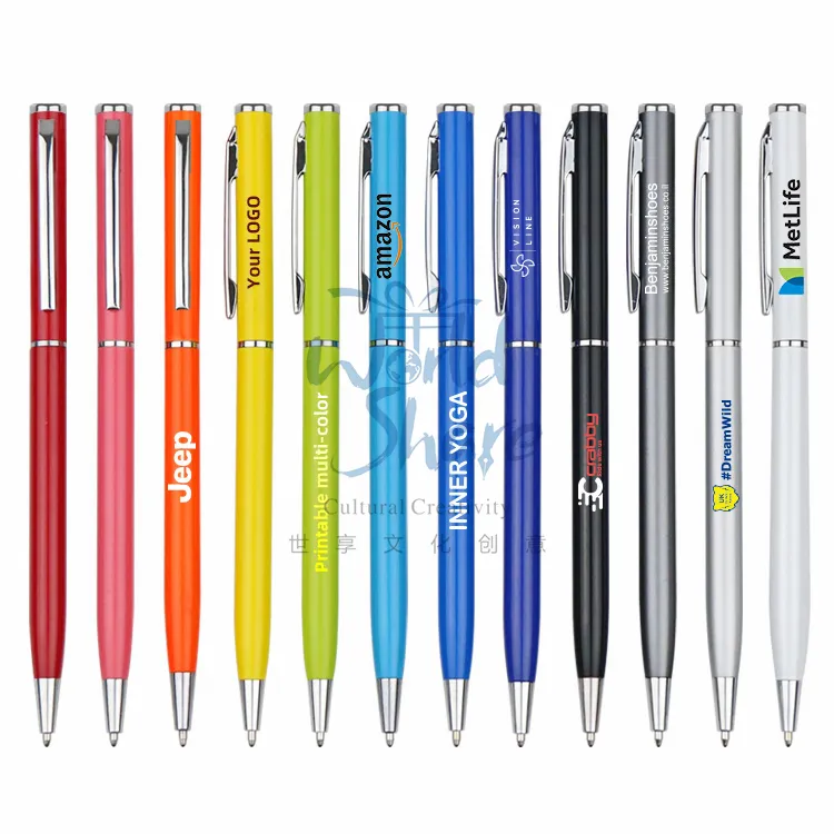 Stylo à bille promotionnel à écran tactile Stylo à bille en métal avec logo personnalisé Logo de luxe Stylo avec logo