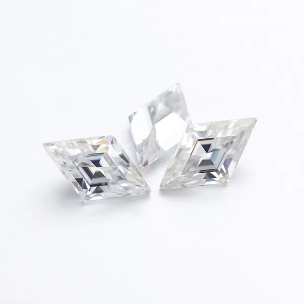 Kite Cut 6*10mm Clear White Simulate Diamonds Synthetische lose Moissan ites Stones