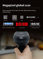 Lecteur de codes-barres sans fil portable 1D 2D à vente chaude Lecteurs de codes-barres OEM Scanner de code QR pistolet