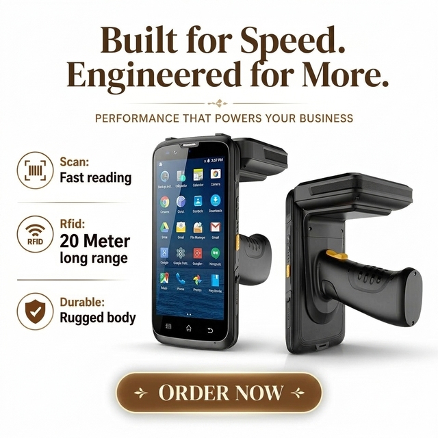 Rugged Windows PDA for Handheld Terminal Intel Celeron CPU 8GB RAM 128GB ROM Optional NFC 2D Barcode Scanner Data Collection
