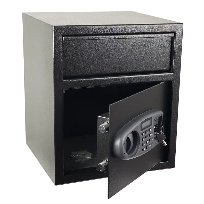 Oficina Banco código Digital exterior de la caja de batería e dinero recibos documentos gota de pared electrónico caja armario