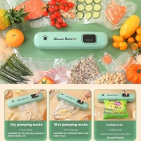 Mini scelleuse sous vide entièrement automatique à vente chaude petite machine d'emballage de conservation des aliments domestique et commerciale alimentée par USB