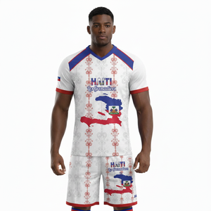 Tenues Essentielles Populaires Coupe d'Or Haïti 2026 – Vêtements de Sport Décontractés pour Fans Haïtiens – Ensembles de Football de Plage AYITI Coupe d'Été pour Hommes Coupe Ample - Product Image 6