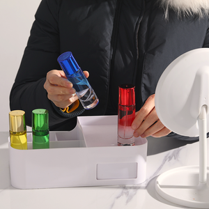 <span class=keywords><strong>Precio</strong></span> barato 30ml 50ml 100mL Cilíndrico Diseñador Perfume Botella de vidrio Ambientador Aerosol Impresión personalizada Tapa de color rojo verde - Product Image 2