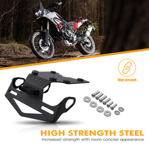 Support de plaque d'immatriculation NICECNC avec éclairage LED pour <span class=keywords><strong>Yamaha</strong></span> <span class=keywords><strong>Tenere</strong></span> <span class=keywords><strong>700</strong></span> 2019 <span class=keywords><strong>2020</strong></span> 2021 2022 2023 2024 - Product Image 3
