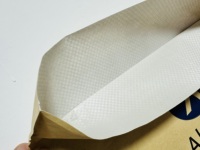 Sacs en papier kraft laminé pour ciment industriel, sacs tissés en papier doublés de plastique, sacs en papier vides pour charbon de bois de 10 et 20 lb