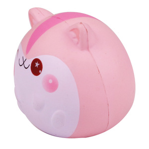 Juguete de Espuma de Poliuretano, Hamster Redondo Rosa, Juguete Antiestrés Unisex para Niños de 2 a 4 Años, Regalo - Product Image 1