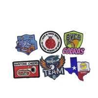 Patchs brodés personnalisés, appliques brodées pour vêtements, logo de marque, patchs personnalisés thermocollants