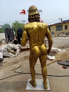 Sculpture de figure grecque en bronze de haute qualité, faite à la main, moulée à la cire perdue, monumentale, 180 cm, 4-6 mm d'épaisseur, personnalisable, en promotion - Product Image 4