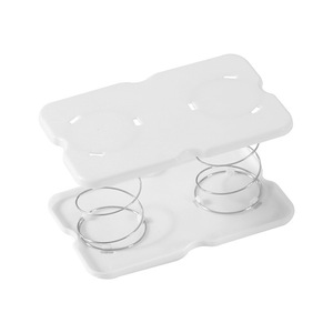 Spring-Loaded Tissue Box Riser White Automatic Dispenser With Spring Frame For Multipurpose Use - Product Image 1