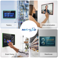 Panel de Control Inteligente para Hogar RK3566 con Múltiples Interfaces, 10 Pulgadas, Montaje en Pared, Control Remoto por Voz, Wifi, IA