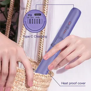 Alisador inalámbrico Curling Iron Estilo de cabello coreano Hair Curling Wand