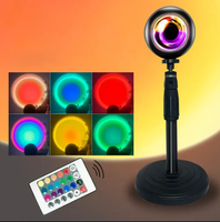 USB coucher de soleil atmosphère lumière tête de lit supplément lampe Projection coucher de soleil veilleuse chambre décoration