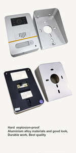 Precio de fábrica 7 pulgadas 1080P Monitor de pantalla táctil Sistema de videoportero con 2MP HD y cámara gran angular para apartamentos - Product Image 5