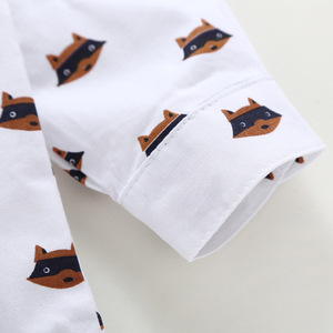 Productos para Bebés de Shanghái, Conjunto de Ropa Casual de 2 Piezas para Bebé Niño, Estilo Caballero, 100% Algodón Transpirable, Ropa para Bebé China - Product Image 5