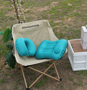 Oreiller de voyage gonflable automatique pliable 2026 avec appui-tête portable - Product Image 2