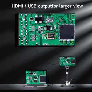 HD MI USB Lab <span class=keywords><strong>Microscope</strong></span> vidéo industriel numérique Caméra Téléphone Pixel Cadre d'origine CMOS 24MP Full HD 1080P Monoculaire MP4 JPG - Product Image 3