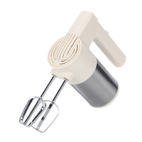 Batteur Électrique Portable RSC Mini à 5 Vitesses avec Moteur en Cuivre Pur et Boîtier ABS pour Pains, Œufs, Pâtes et Gâteaux EB004