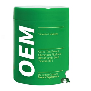 60 Capsules Végétaliennes pour le Métabolisme des Femmes, Extrait de Thé Vert, Soutien Diététique, Graines de Cumin Noir, Vitamine B12, Pilules Minceur - Product Image 5