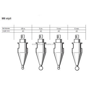 Bola de circonio M6 de 3mm, lápiz cónico para brazos Faro, L 43mm, <span class=keywords><strong>EWL</strong></span> 5,4mm 5003-7678 - Product Image 6
