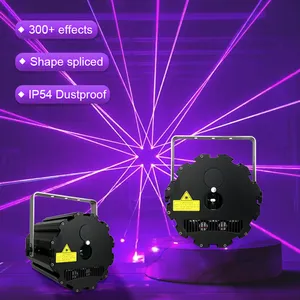 DJ Mini 3D 4Watt Musique Rgb Laser Animé Éclairage Disco Lumières Pour Boîte De Nuit