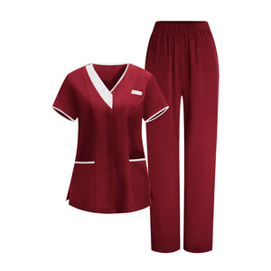 Nouvel ensemble de blouses d'été fines et extensibles en tissu Dobby à séchage rapide, ODM, pour médecins, chirurgiens, infirmières, uniformes de travail pour femmes - Product Image 6