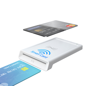 Giao Diện Kép Đầu đọc thẻ thông minh/Nhà Văn hỗ trợ iso14443 <span class=keywords><strong>NFC</strong></span> & iso7816 thẻ thông minh bên ngoài USB Adapter <span class=keywords><strong>Reader</strong></span> - Product Image 1