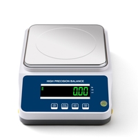 Balance analytique électronique semi-micro ultra LED Veidt, 6000 g, 0,01 g, fonction de balance de pharmacie en laboratoire