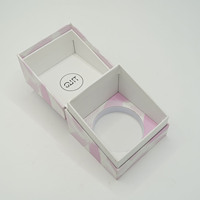 Caja de Regalo para Velas Aromáticas, Ecológica, con Logotipo Personalizado, de Pulpa Rosa de Lujo, Rígida, con Laminado Mate y Recubrimiento UV