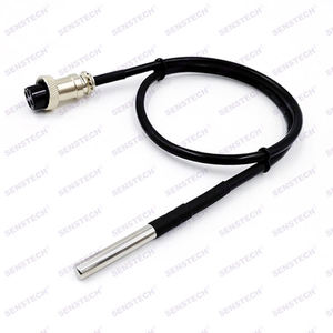 Đầu dò phun bảo vệ hai lớp 3 dây TPE chì dài 2m 3.5mm cảm biến nhiệt độ phích cắm uốn cong lm35cz lm35ca lm35d - Product Image 4