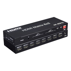 <span class=keywords><strong>HDMI</strong></span> ma trận 4K 60Hz 2.0V mới <span class=keywords><strong>HDMI</strong></span> Ma Trận <span class=keywords><strong>6x2</strong></span> chuyển Splitter 6 trong 2 ra với âm thanh sợi ra <span class=keywords><strong>HDMI</strong></span> ma trận <span class=keywords><strong>Switcher</strong></span> - Product Image 4