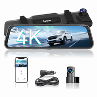 Caméra de tableau de bord Carlover 4K AI à double objectif IPS avec rétroviseur IMX675 STARVIS 2 WDR ADAS GPS WIFI Garantie 1 an pour caméra de tableau de bord de voiture