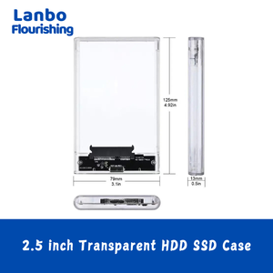 2.5 Inch Trong Suốt HDD <span class=keywords><strong>SSD</strong></span> Trường Hợp <span class=keywords><strong>SATA</strong></span> III Để USB 3.0 Ổ Cứng Đĩa Bao Vây Hỗ Trợ 6Tb Di Động Bên Ngoài HDD Cho Máy Tính Xách Tay PC - Product Image 4