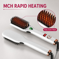 Piastra per Capelli Elettrica Torlin MCH con Controllo della Temperatura LCD, Ioni Negativi e Setole in Ceramica Rivestite in Tormalina, OEM per Donne