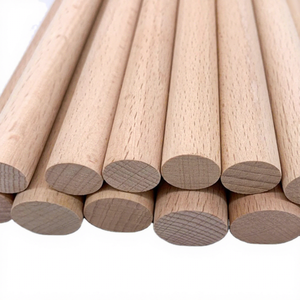 Bastón de Madera Natural para Artes Marciales, Bastón Redondo de Madera para Entrenamiento de Kung Fu - Product Image 1
